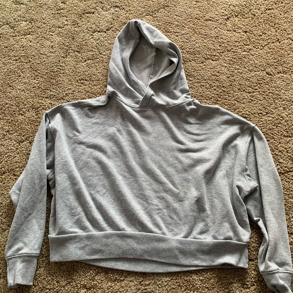 Junior crop top hoodie